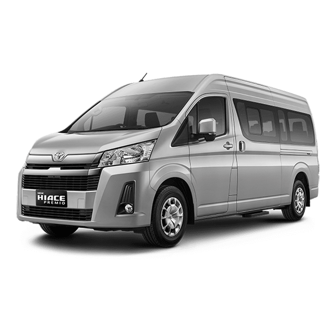 Sewa HiAce Premio STD Medan — Zayn Rental